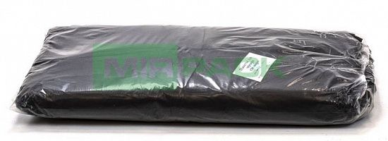 Мешки для мусора 120 литров, 40 мкм, в пачках 200 шт. черные, - 2х слойные - Вид 2