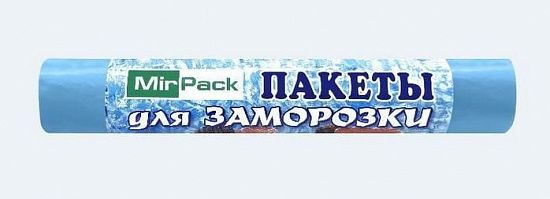 Пакеты для заморозки, 14 мкм,  25х32 см по 30 шт в рулоне - Вид 1