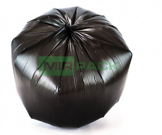 Мешки для мусора 30л, 8 мкм, в рулоне 20 штук, черные, 50х60 см, ХИТ - Вид 4